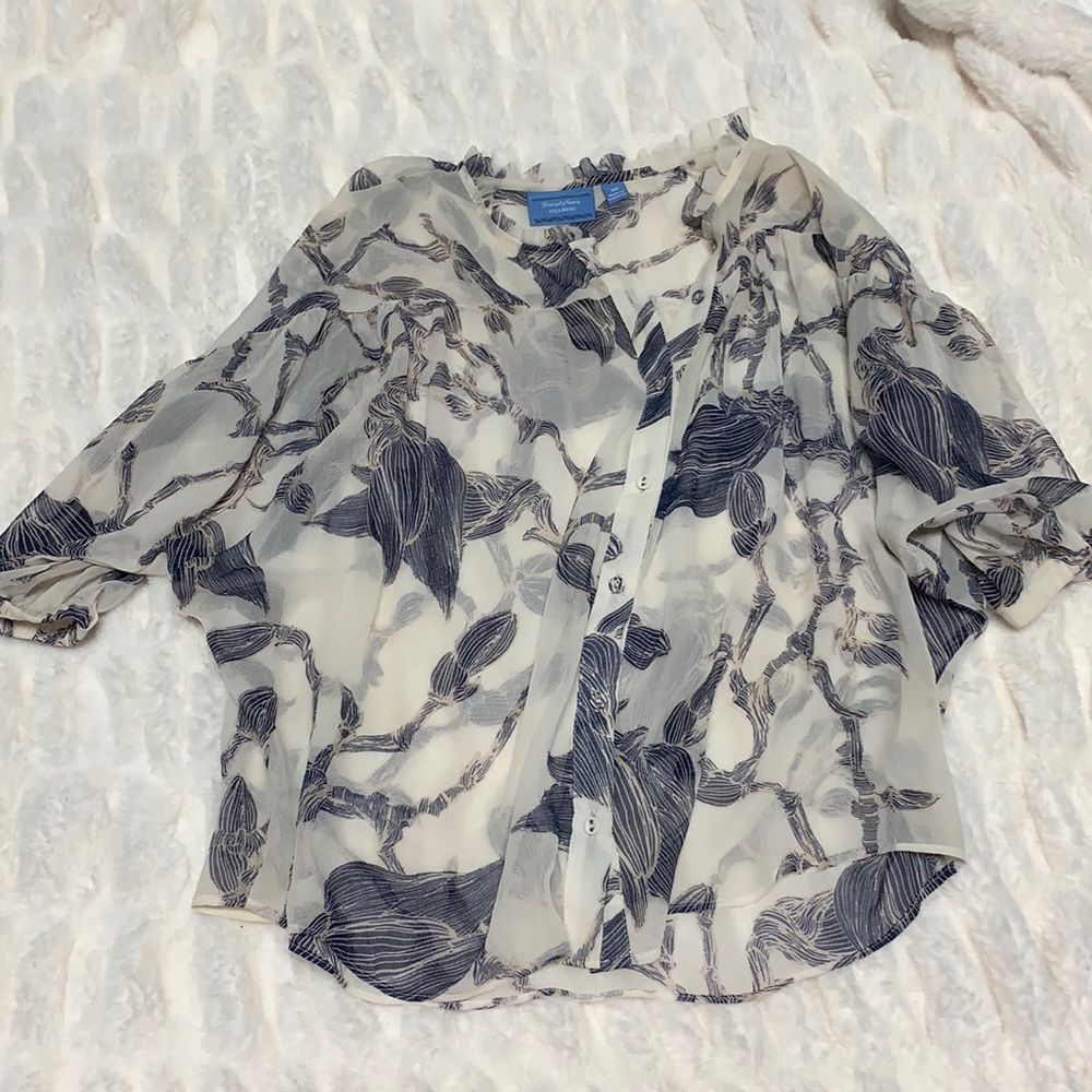 Cute summery sheer blouse